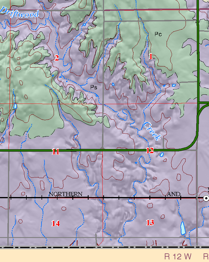 small geologic map