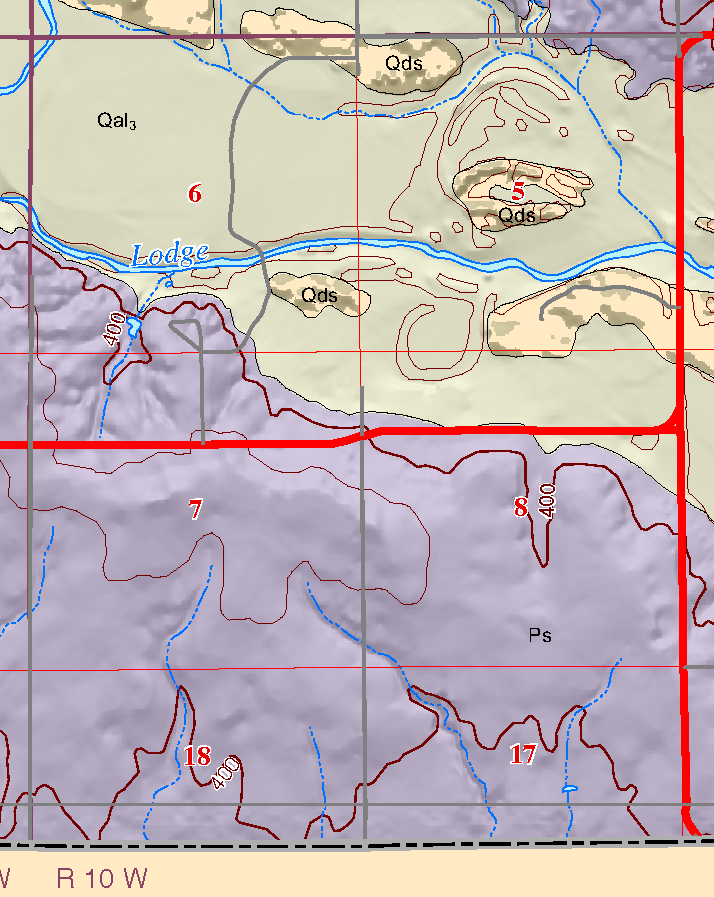 small geologic map
