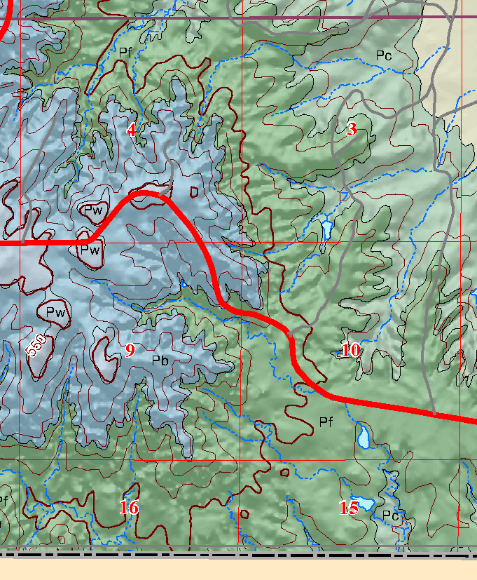 small geologic map