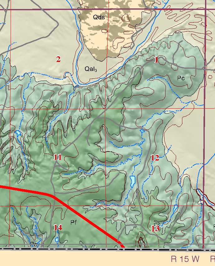 small geologic map