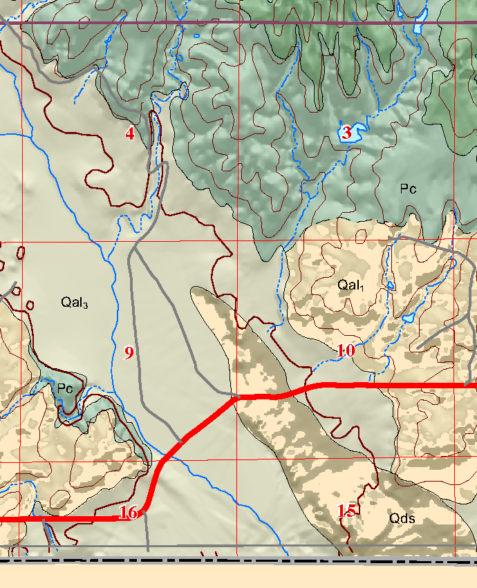 small geologic map