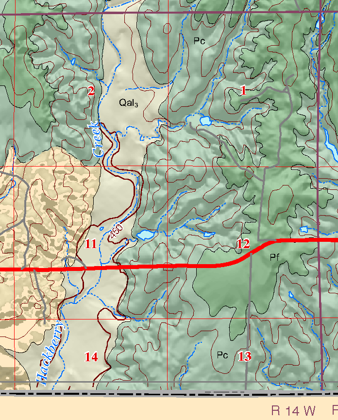small geologic map