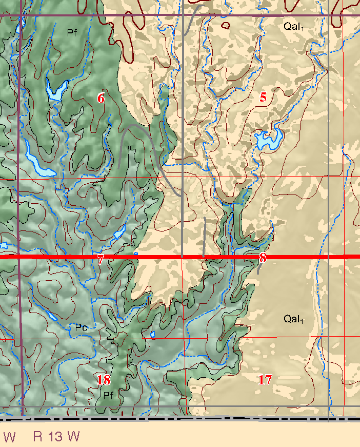small geologic map