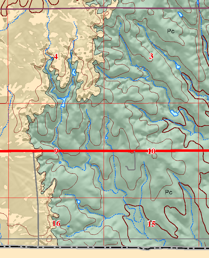small geologic map