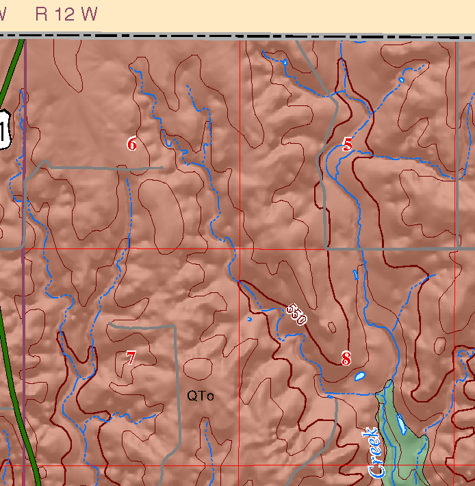 small geologic map