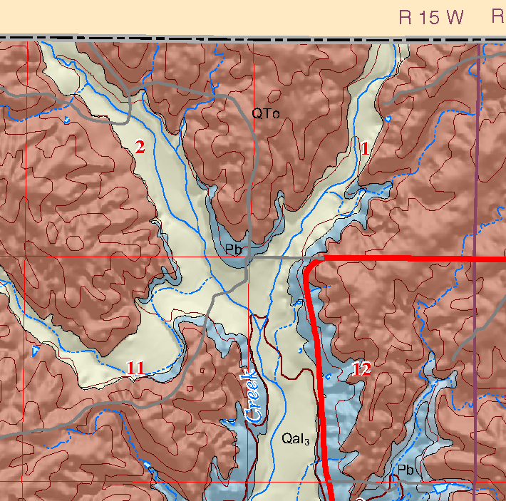 small geologic map