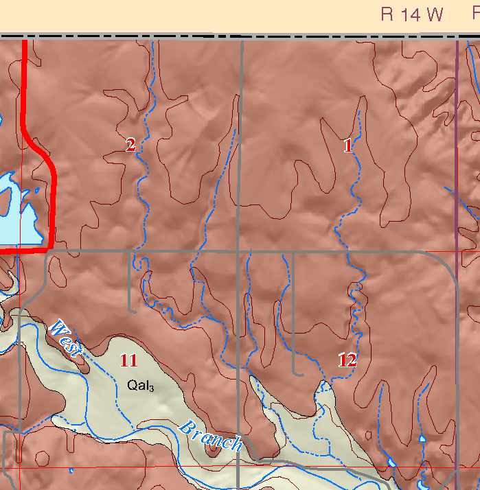 small geologic map
