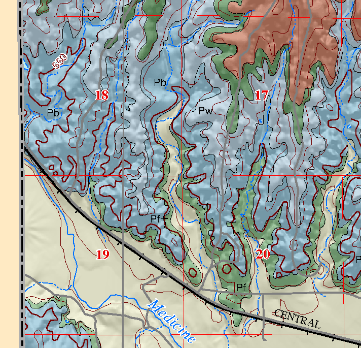 small geologic map