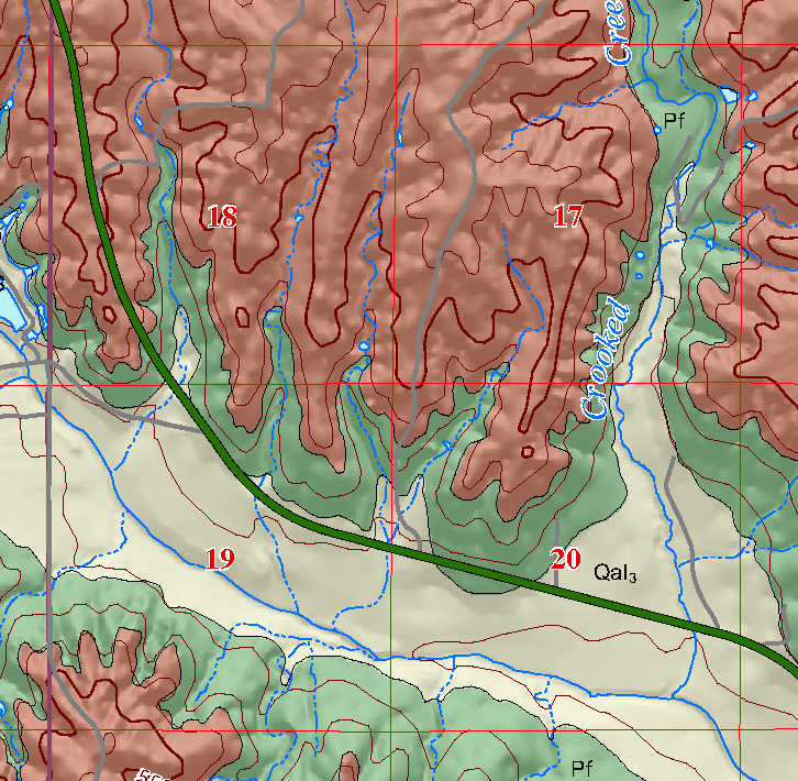 small geologic map