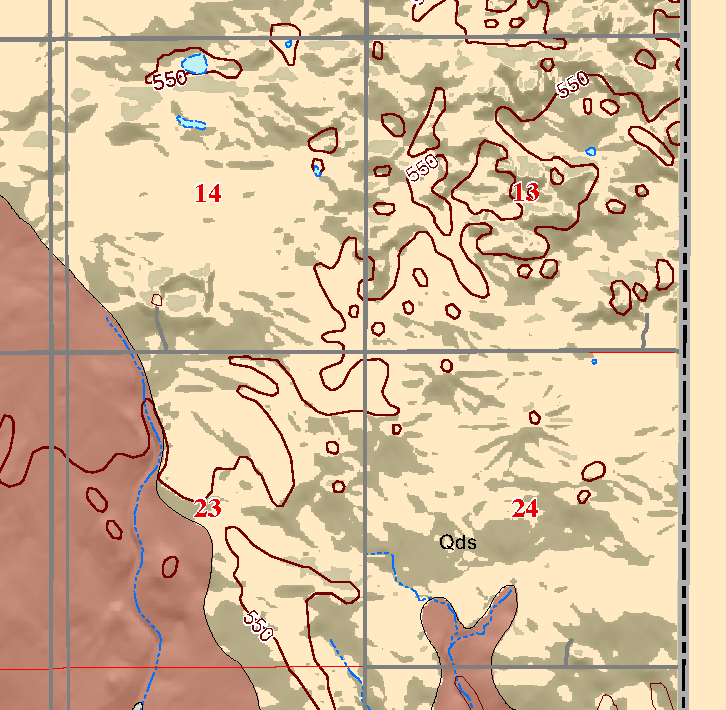 small geologic map