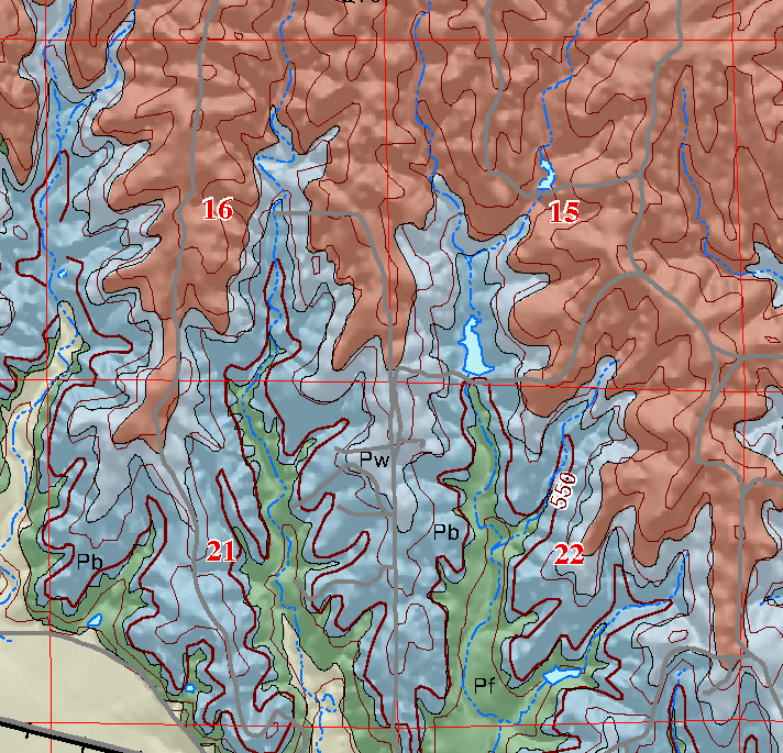 small geologic map