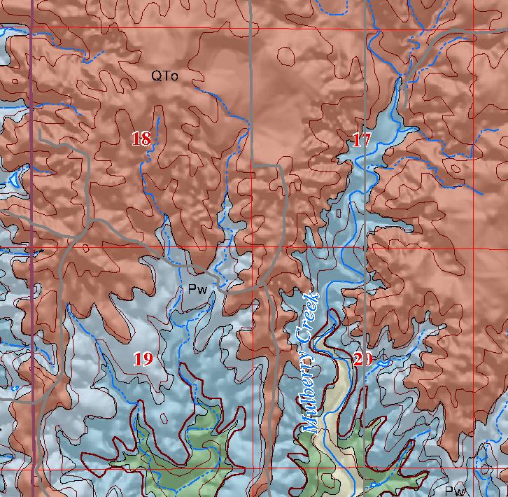 small geologic map