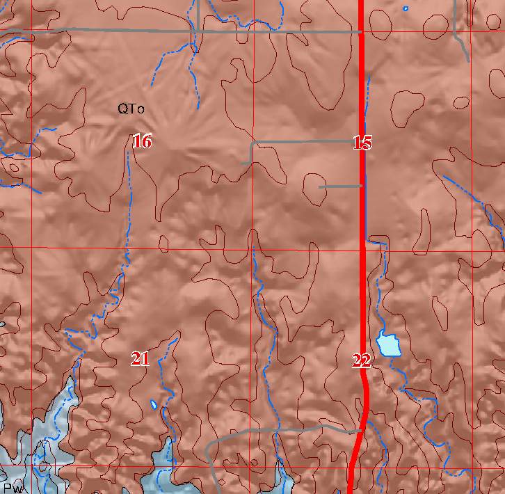 small geologic map