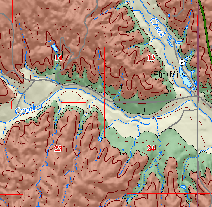 small geologic map