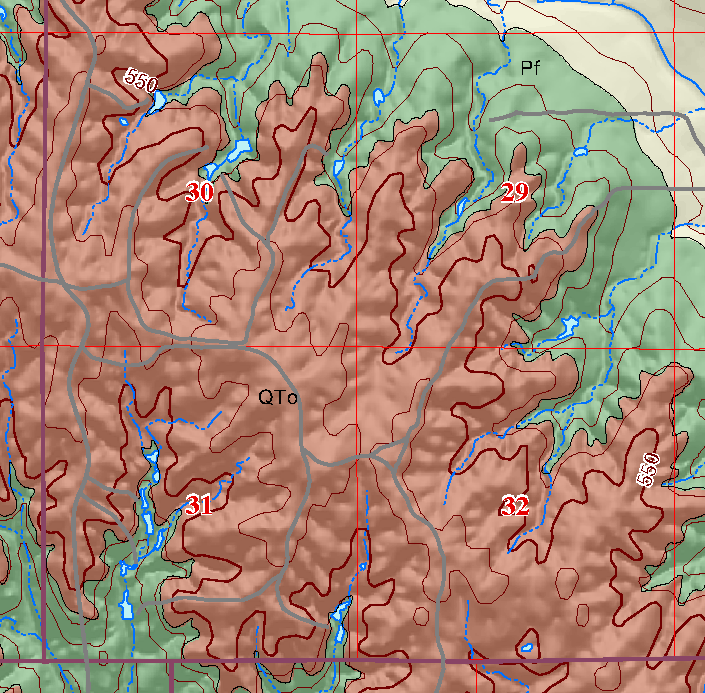 small geologic map