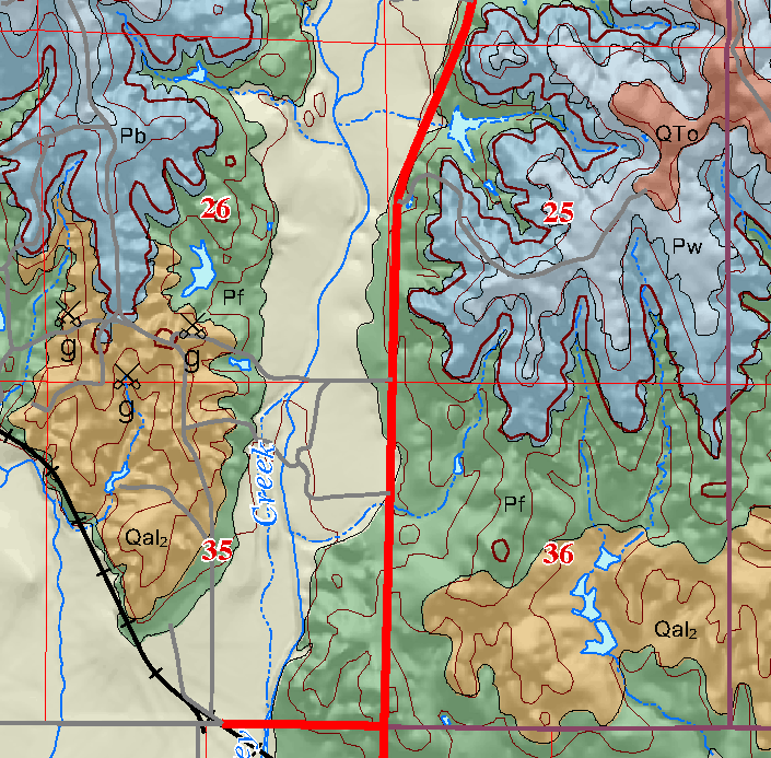 small geologic map