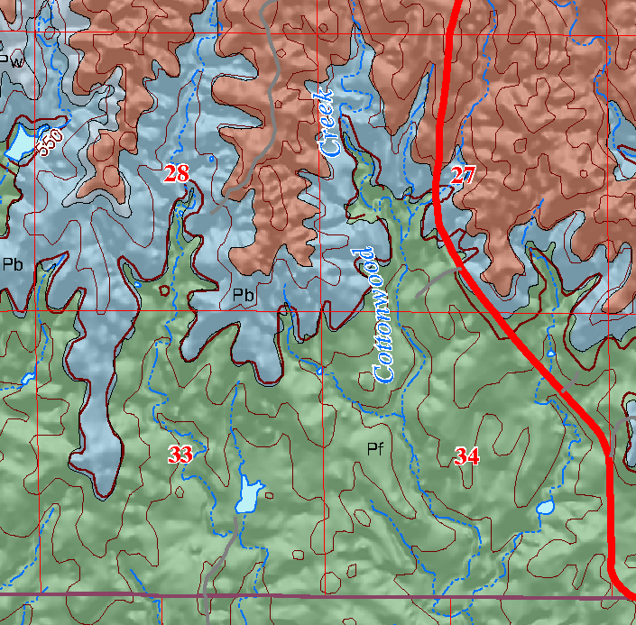 small geologic map