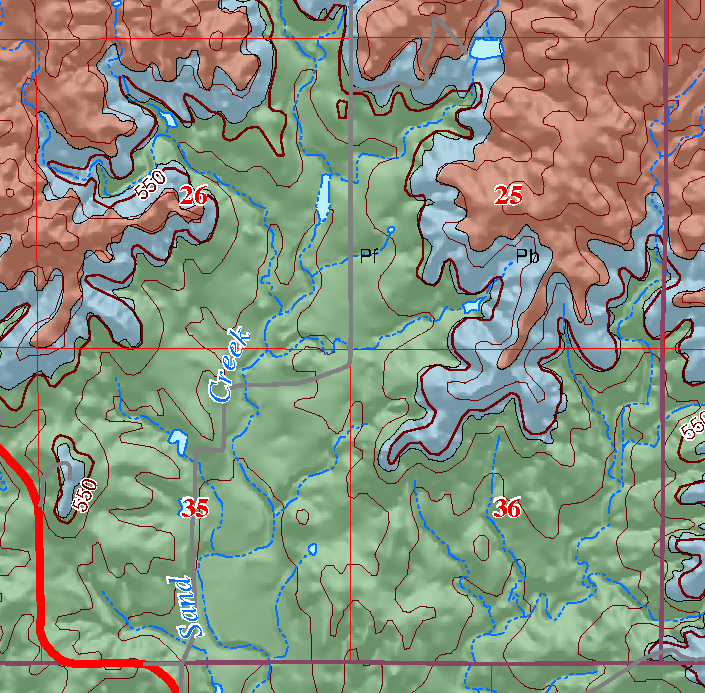 small geologic map