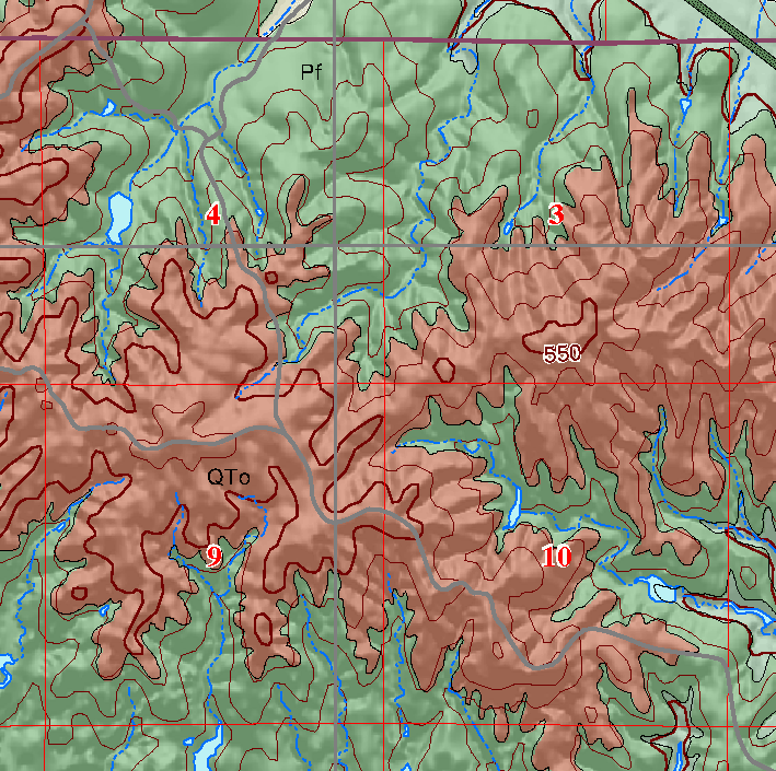 small geologic map