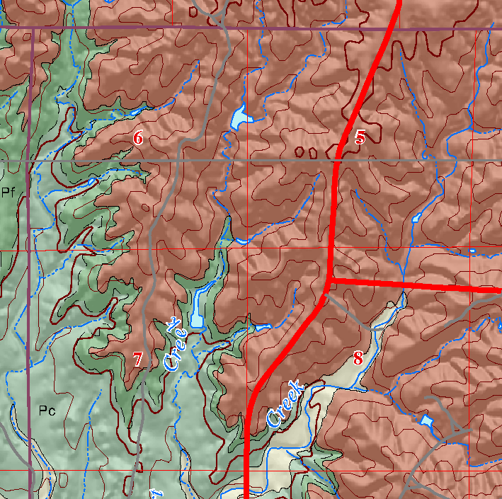 small geologic map