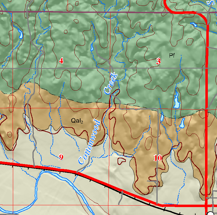 small geologic map