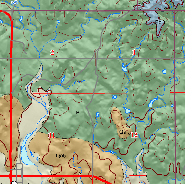 small geologic map