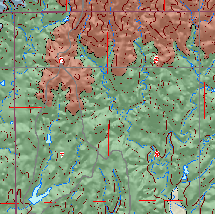 small geologic map