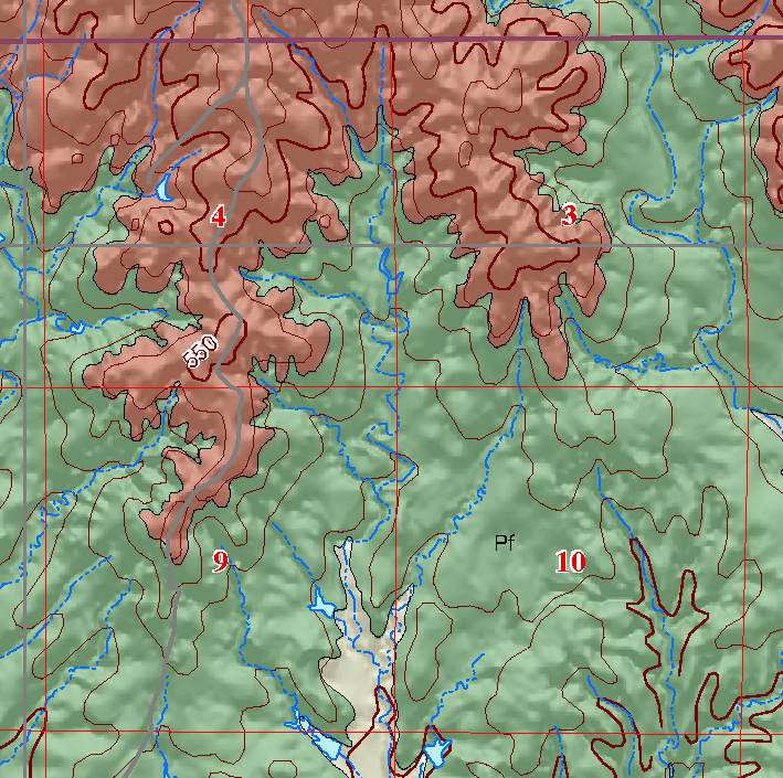 small geologic map