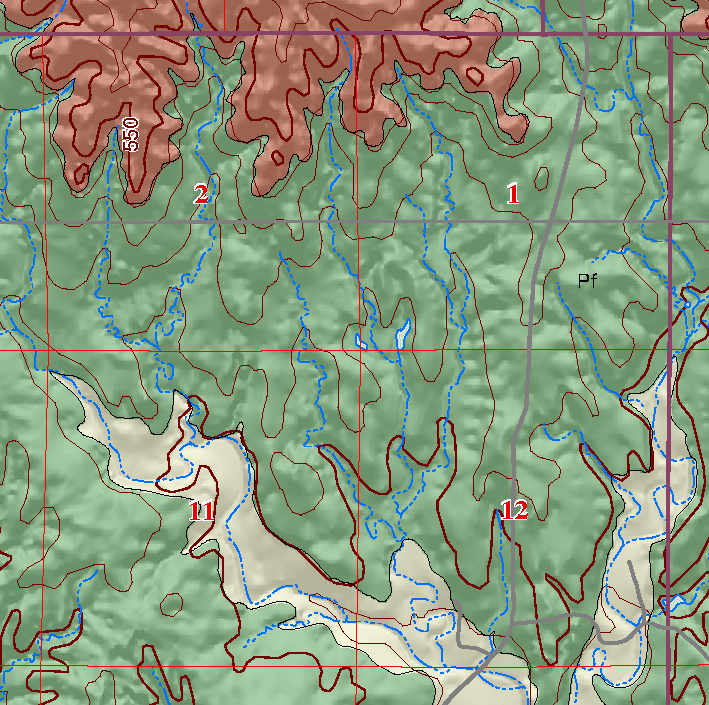 small geologic map