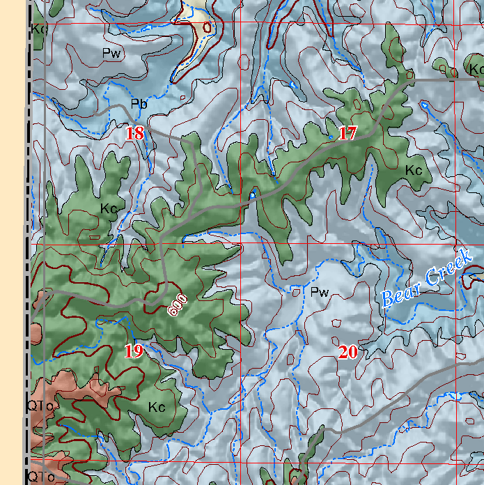 small geologic map