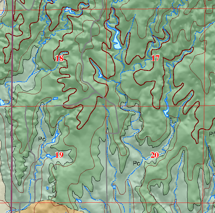 small geologic map