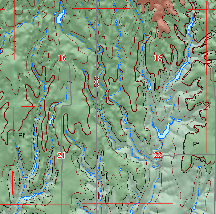 small geologic map