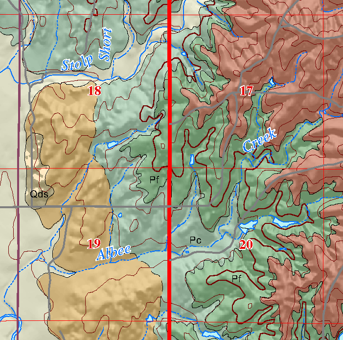 small geologic map