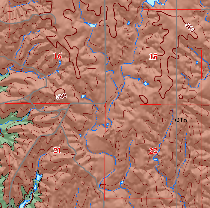 small geologic map