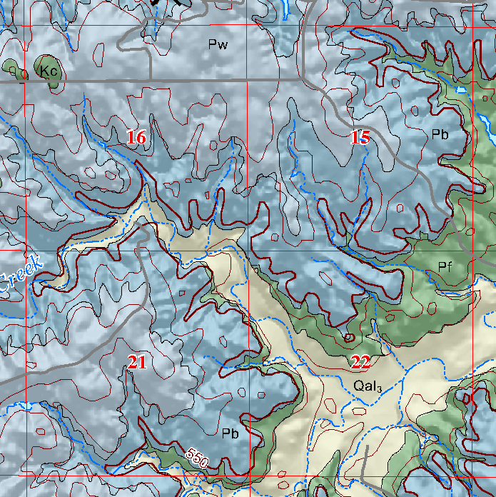 small geologic map