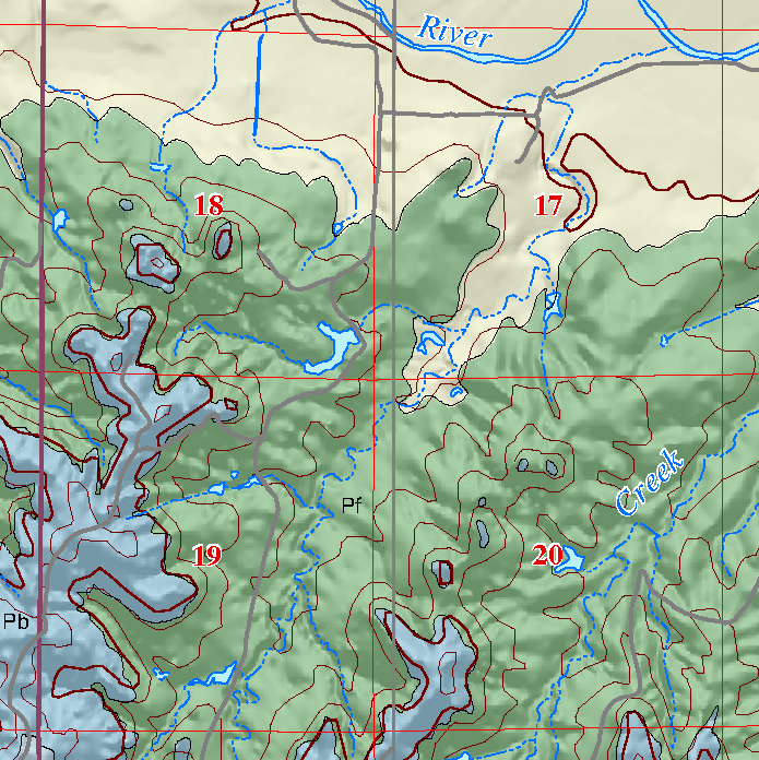 small geologic map
