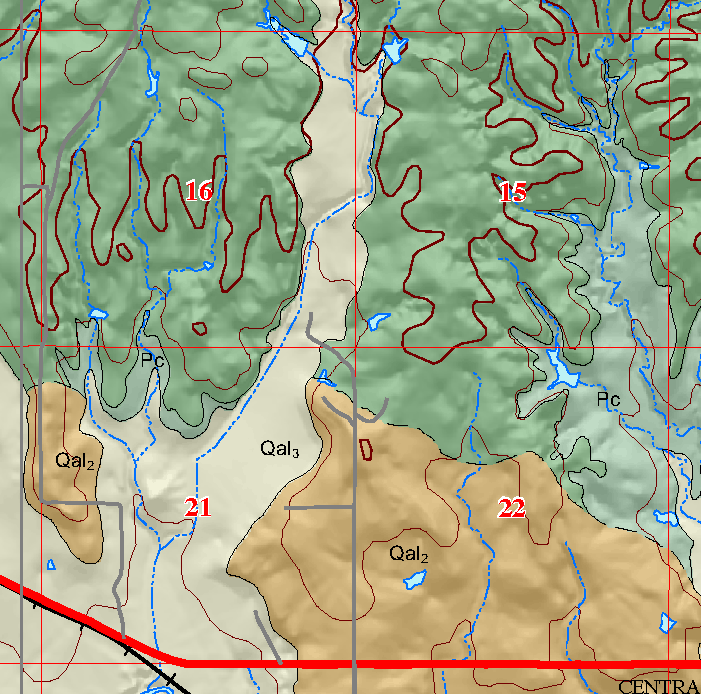 small geologic map