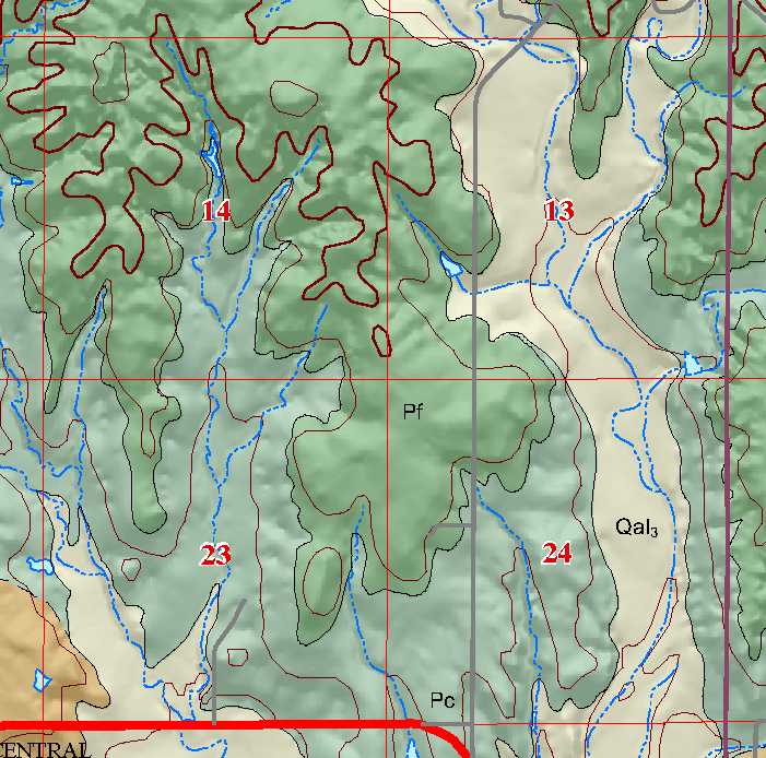 small geologic map