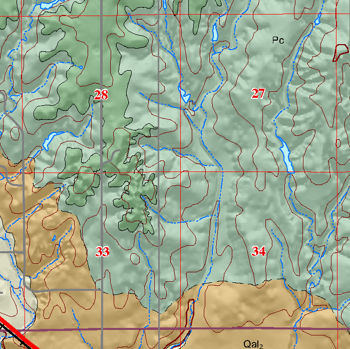 small geologic map