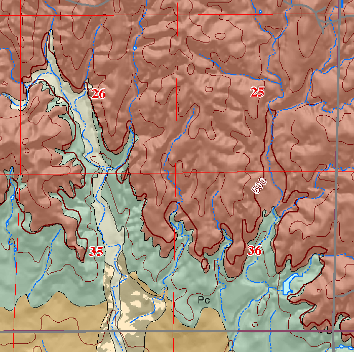 small geologic map