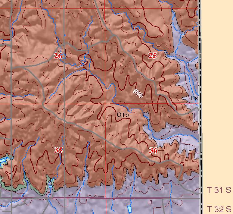 small geologic map