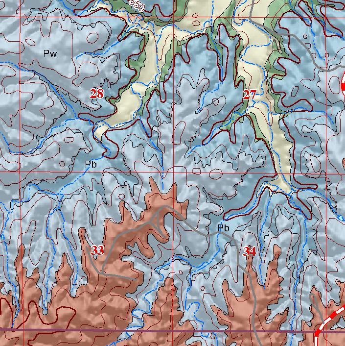 small geologic map