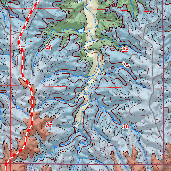 small geologic map