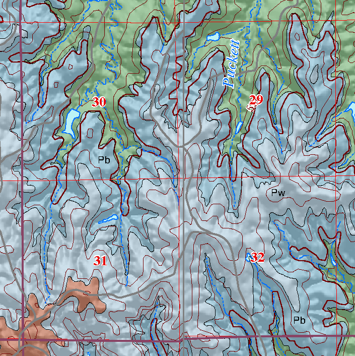 small geologic map