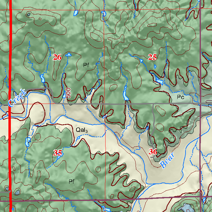 small geologic map