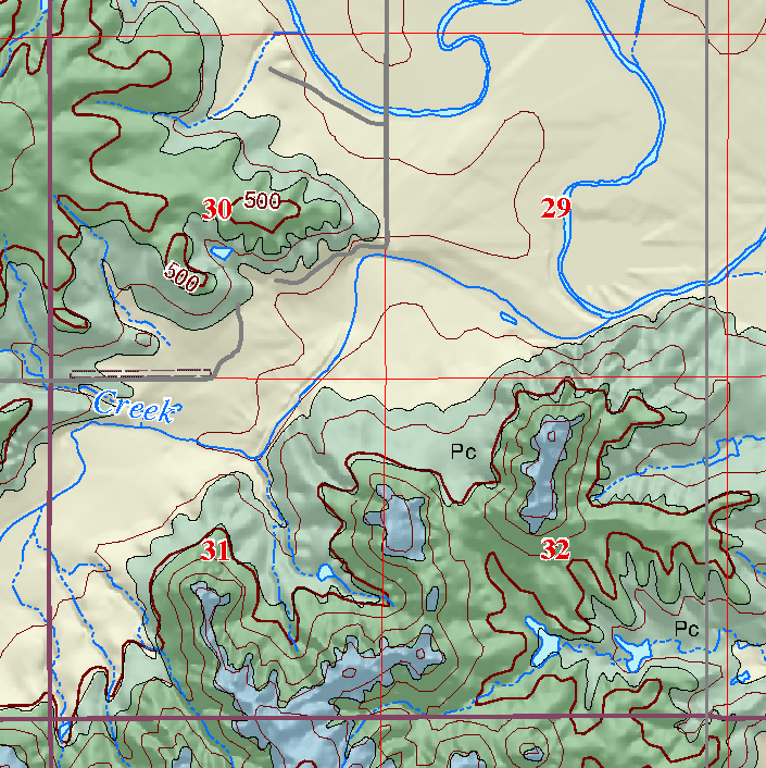 small geologic map