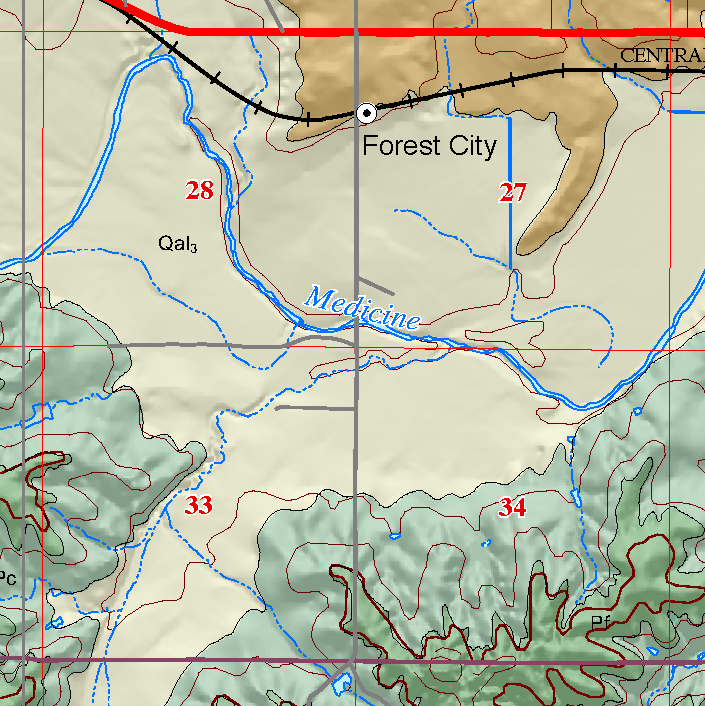 small geologic map