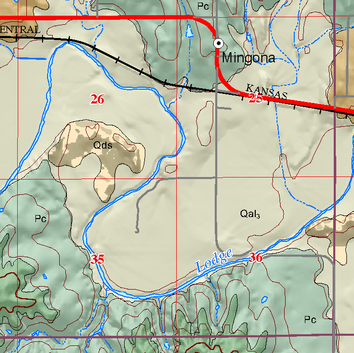 small geologic map