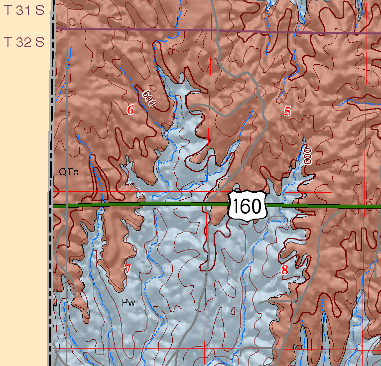 small geologic map