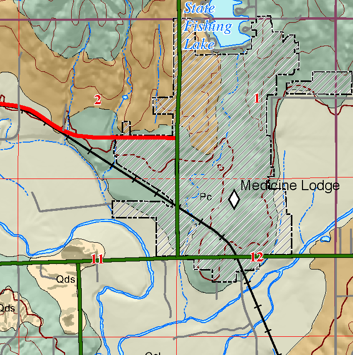 small geologic map